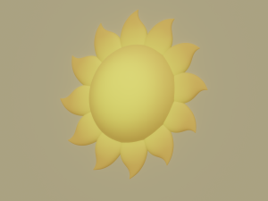 Sun Model 3D