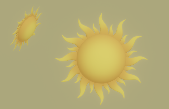 Sun 3D Модель .c4d .max .obj .3ds .fbx .stl .blend 