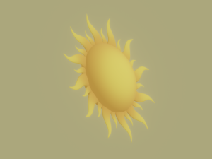Sun 3D Модель