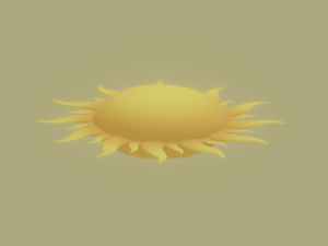 Sun 3D Модель
