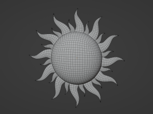 Sun 3D Модель