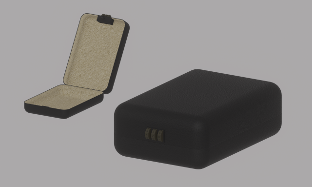 Small Safe 3D 模型 .c4d .max .obj .3ds .fbx .stl .blend