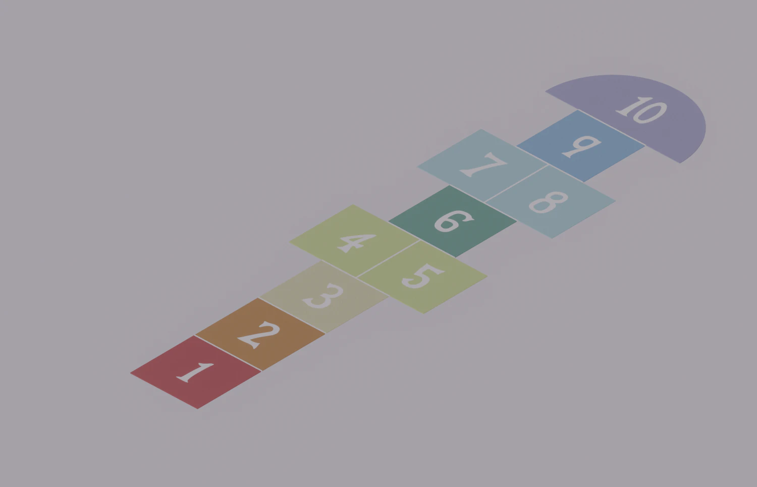 Hopscotch 3D Model .c4d .max .obj .3ds .fbx .stl .blend 