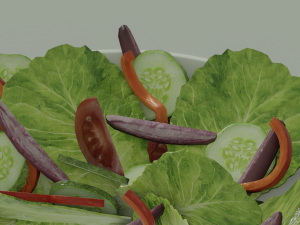 Bowl of Salad Modelo 3D