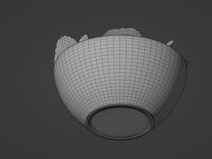 Bowl of Salad 3D Model