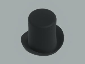 Top Hat 3D 모델