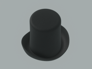 Top Hat 3D 모델