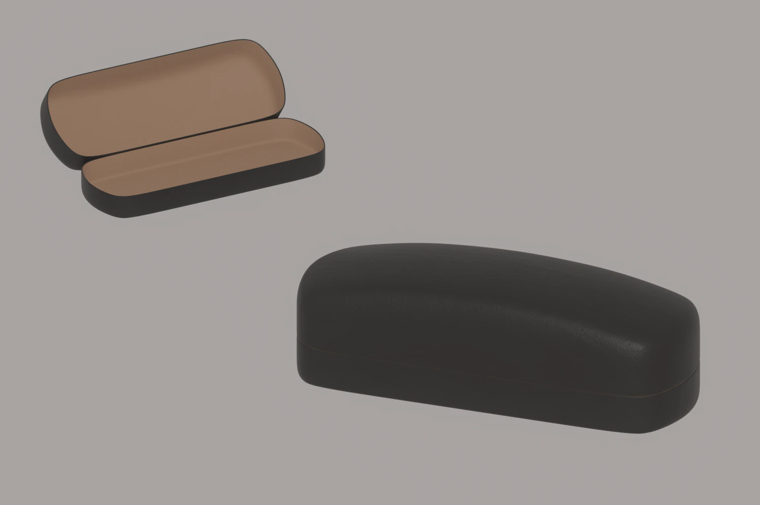 Glasses Case 3D Model .c4d .max .obj .3ds .fbx .stl .blend 