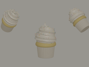 Cupcake 3D 模型