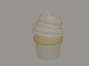 Cupcake Modello 3D