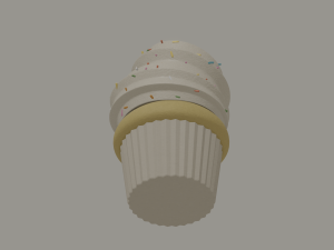 Cupcake Modello 3D