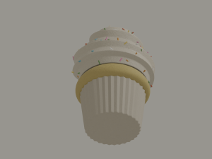 Cupcake Modello 3D