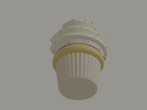 Cupcake 3D Model