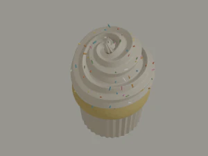 Cupcake 3D Model