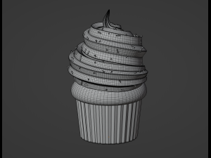 Cupcake Modello 3D