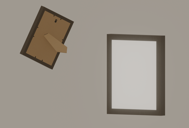 Photo Frame 3D Модель .c4d .max .obj .3ds .fbx .stl .blend 