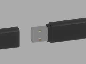 Usb Flash Drive 3D Model
