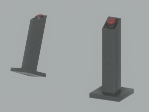 Pedestal Button 3D मॉडल