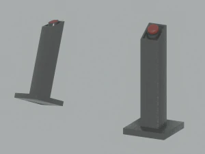 Bot&oacute;n de pedestal Modelo 3D