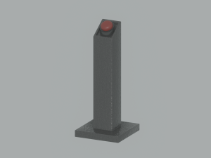 Pedestal Button 3D Model