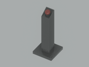 Pedestal Button 3D Model