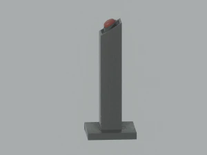 Pedestal Button 3D Model