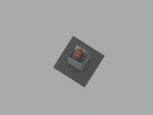 Pedestal Button 3D Model