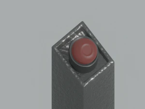 Pedestal Button 3D Model