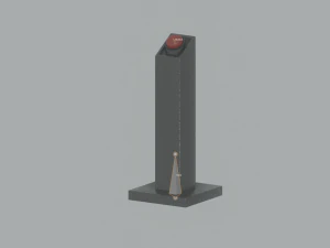 Pedestal Button 3D Model