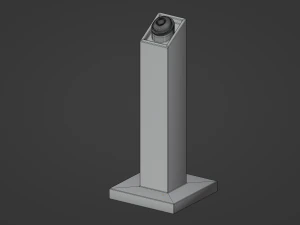 Pedestal Button 3D Model
