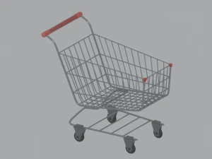 Shopping Cart 3D Model