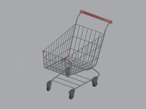 Shopping Cart 3D Model