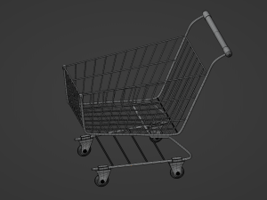 Shopping Cart 3D मॉडल