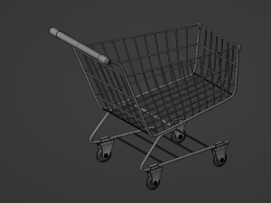 Shopping Cart 3D मॉडल