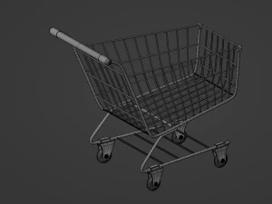 Shopping Cart 3D Model