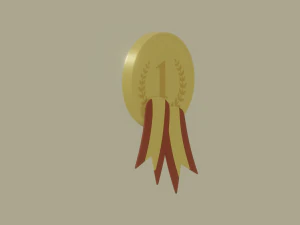 Gold Medal 3D Model