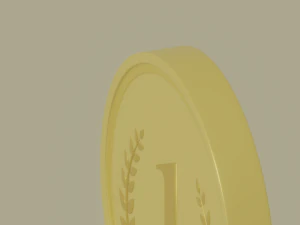 Gold Medal 3D Model