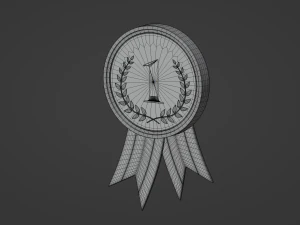 Gold Medal 3D Model