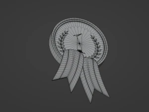 Gold Medal 3D Model
