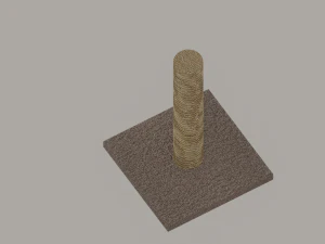 Cat Scratcher 3D Model