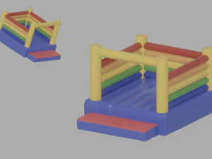 바운시 캐슬 3D 모델