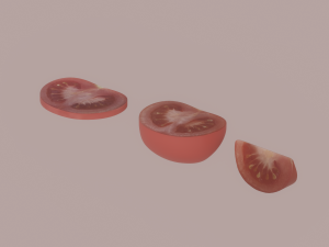 Tomato Slices 3D Model