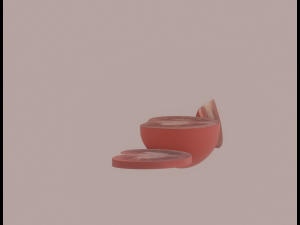 Tomato Slices 3D Model