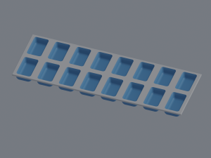 Ice Cube Tray Model 3D