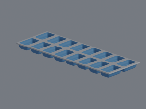 Ice Cube Tray Model 3D