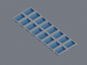 Ice Cube Tray Model 3D