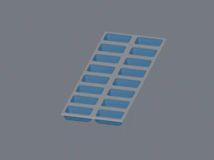Ice Cube Tray 3D Model
