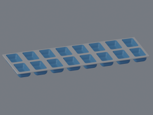 Ice Cube Tray Model 3D