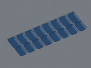 Ice Cube Tray Model 3D