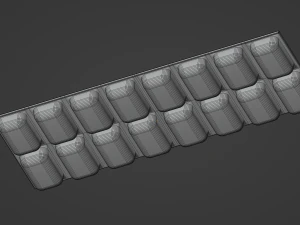 Ice Cube Tray 3D Model